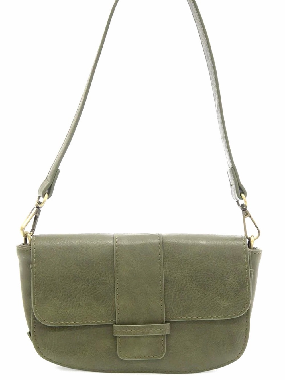 “JOY” convertible Shoulder Bag, Dark Basil, by Joy Susan Becca